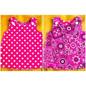 Preemie Reversible Dress Pinafore